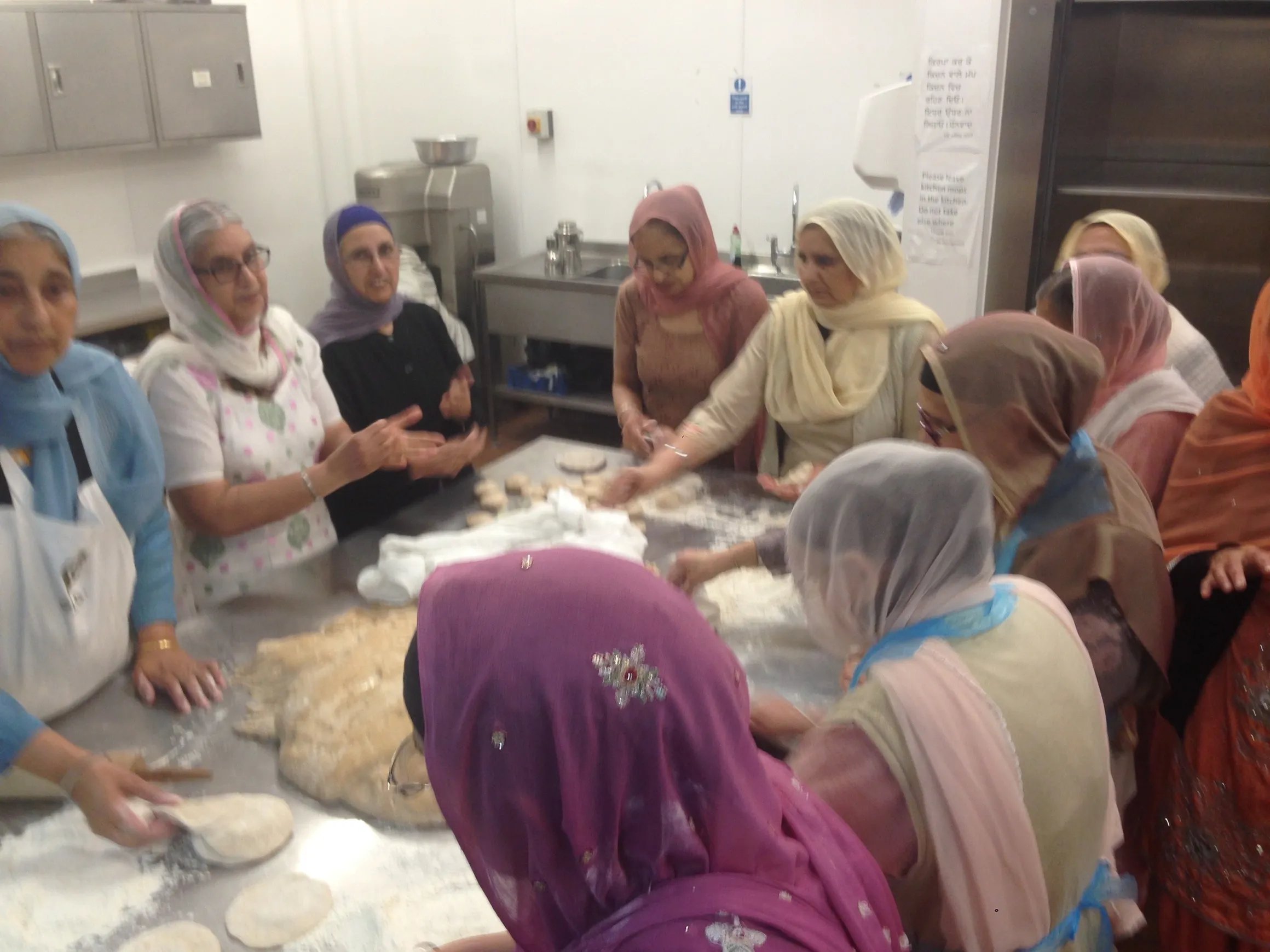 Community cooking class