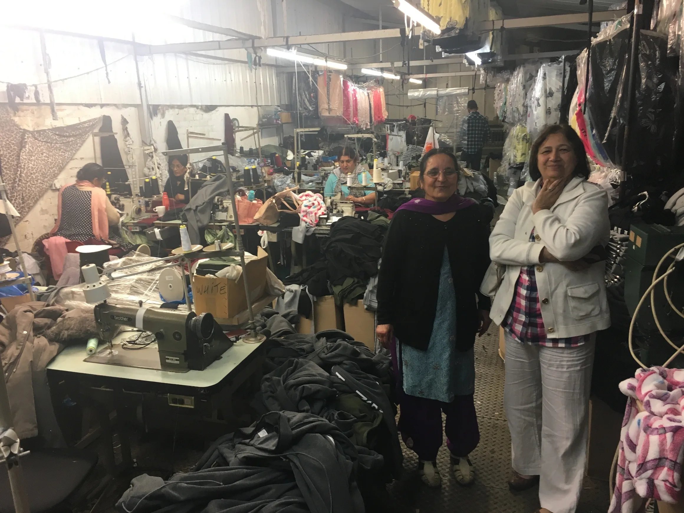 Textile workshop interior